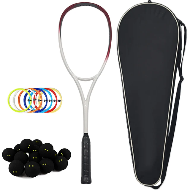 Hot Sale Custom High Quality Graphite 100% Carbon Squash Racquet