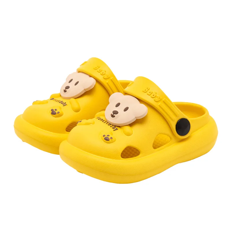 New Kids Croc Shoes Indoor Outdoor Slippers Comfortable Casual Shoes Soft Sole Croc Sandals Platform Clogs Slides Boys Girl
