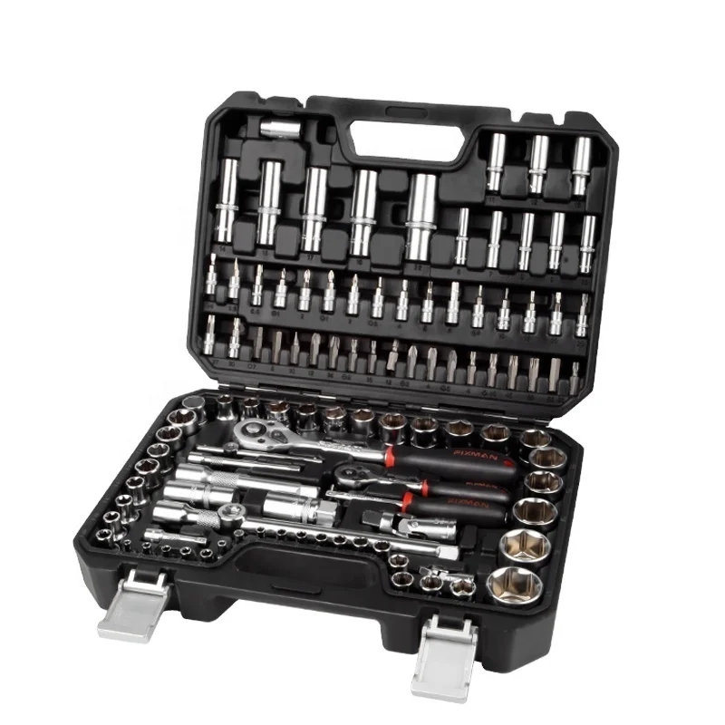 FIXMAN Good Quality Professional Aluminum Hand Home Mechanic Tool Socket Set