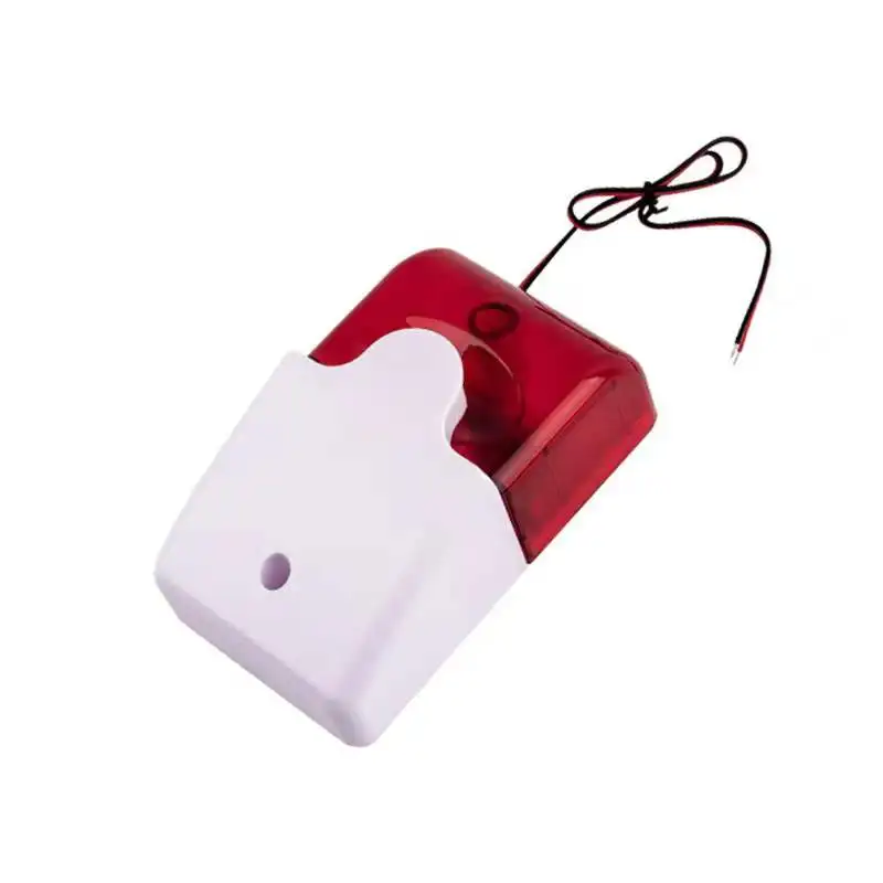 Wired Strobe Siren Durable 12V Sound Alarm Flashing Light Strobe Siren For 99 Zones PSTN/GSM Wireless Home Security Alarm