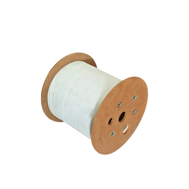 Indoor 1 2 core fiber optic drop cable FTTH drop wire for communication