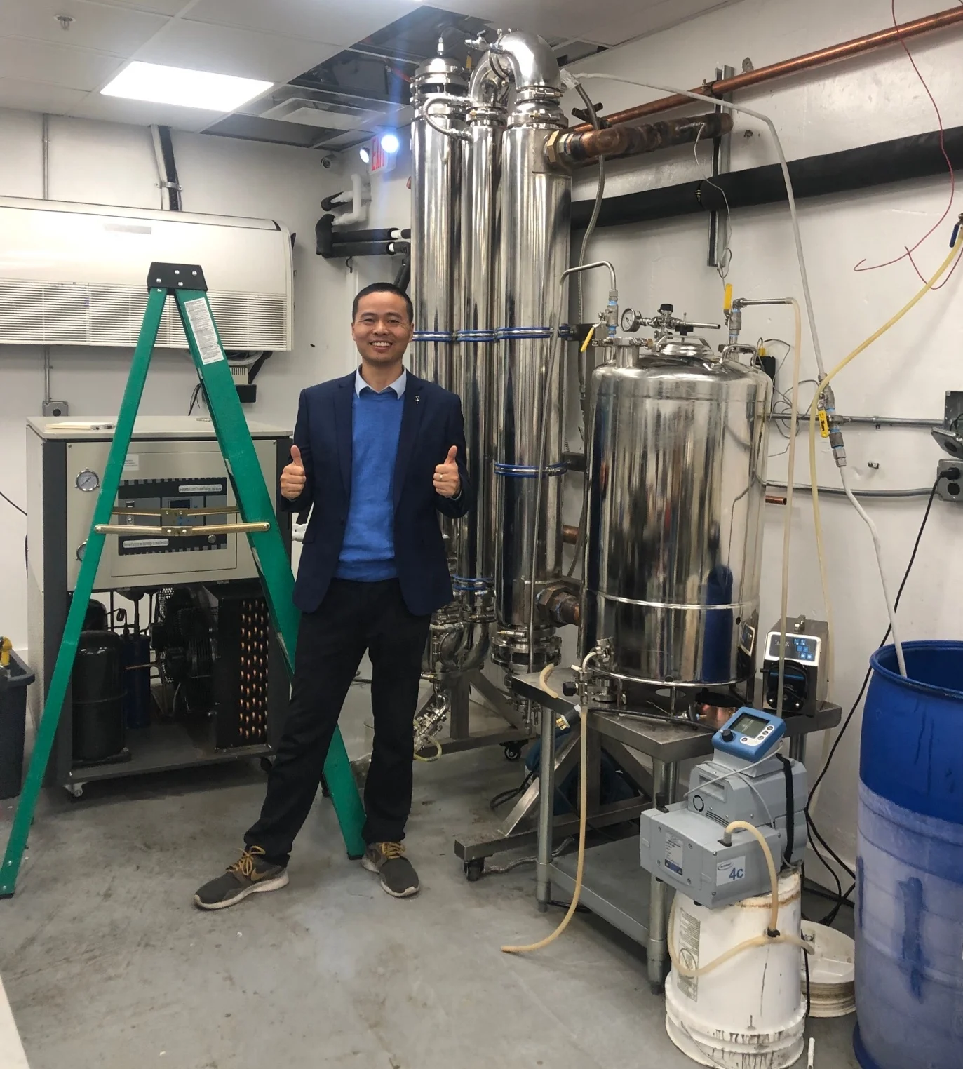 ODM 1GPM/60GPH full Turnkey Solution Falling Film Evaporator