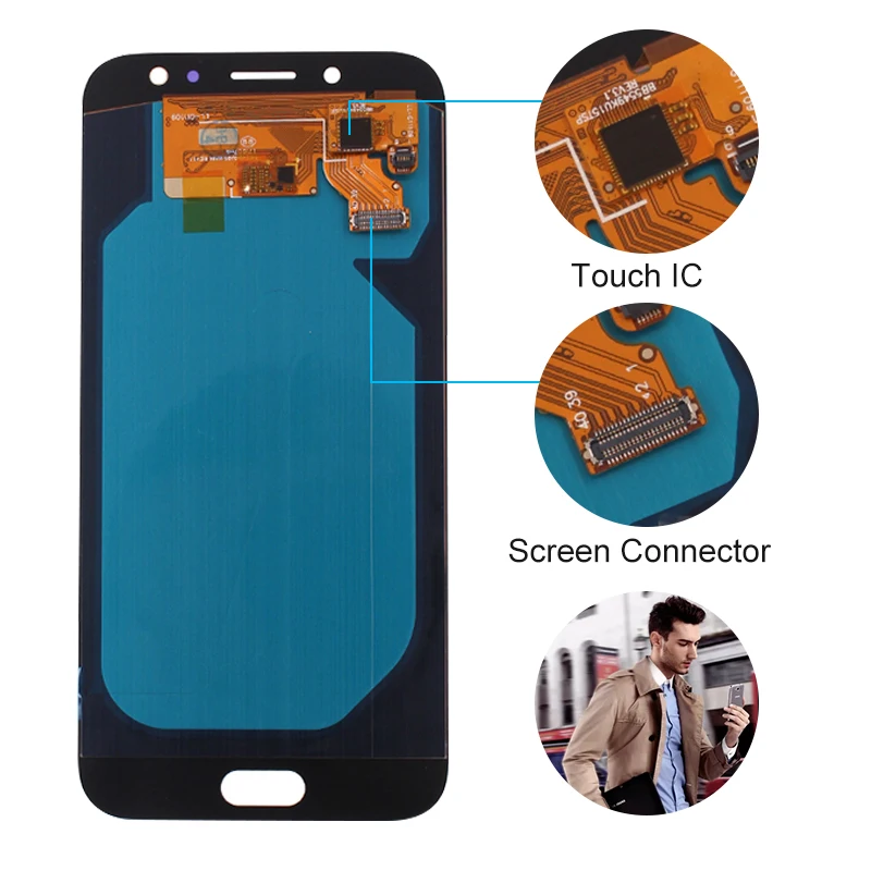  Оптовая продажа ЖК-экран для Galaxy j7 pro 2017 J730 OLED