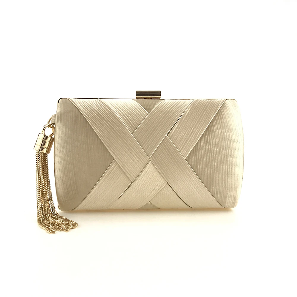 
Satin Tassels Clutch Bag Vintage Handbag Girls Accessories Replicate Evening Bags High Quality Beautiful Ladies 11 Colors 