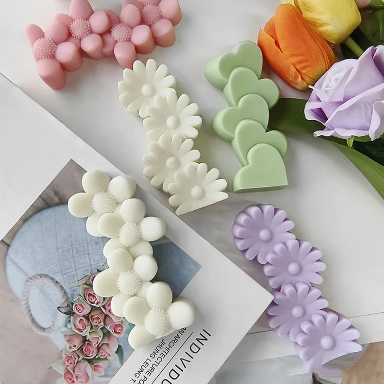 Handmade Irish candle decoration customizable sunflower clover love soy wax scented candle