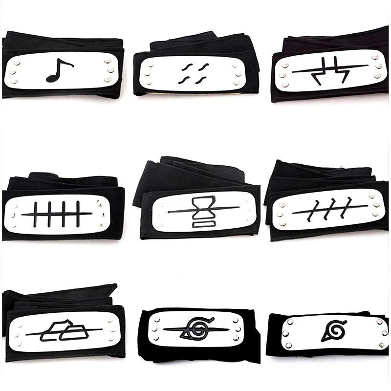 Hot Sale Japanese Anime headband Kakashi Cosplay Accessories  Headband