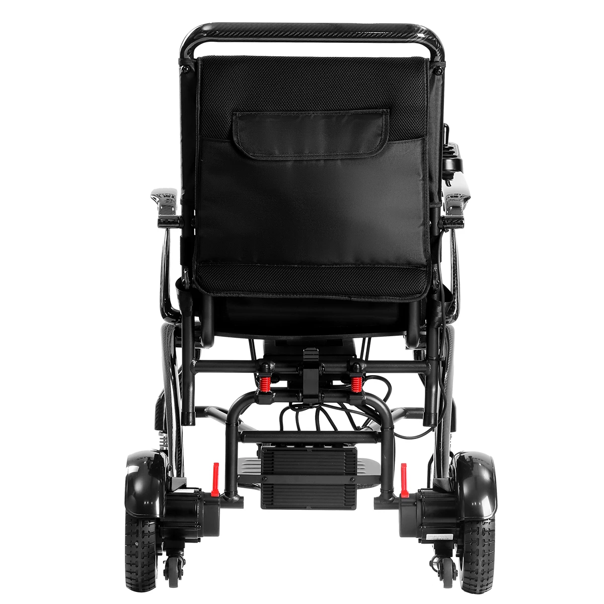 2024 Hot Sales Luxury Travel Power Foldable Lightweight Lithium Battery Fully Automatic Folding Carbon Fiber Electric Wheelchair
