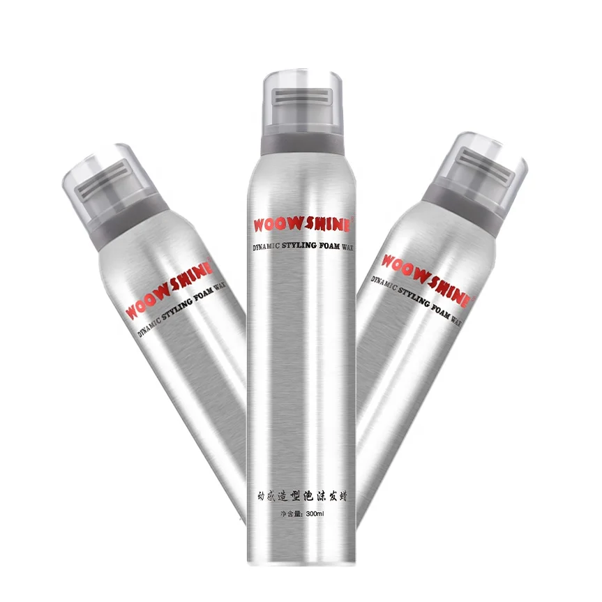 Восковая пена для укладки волос, насыщенный и тонкий пенный мусс, 300 мл, не жесткий динамический мусс