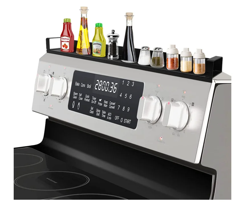 Magnetic Stove Shelf Spice Rack Kitchen Stove Top Shelf For 2024 New Kitchen Organization Product