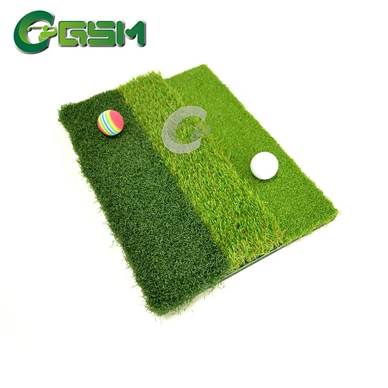 Skillful Manufacturer 3-in-1 Individual Unfoldable Chipping Mats Chipping Golf Mat