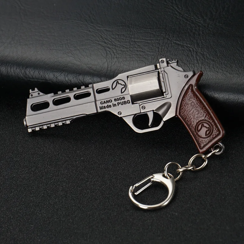 2022 Popular game cool handgun decoration Cross fire metal Mini Pistol shape Key Ring metal gun keychain for bag