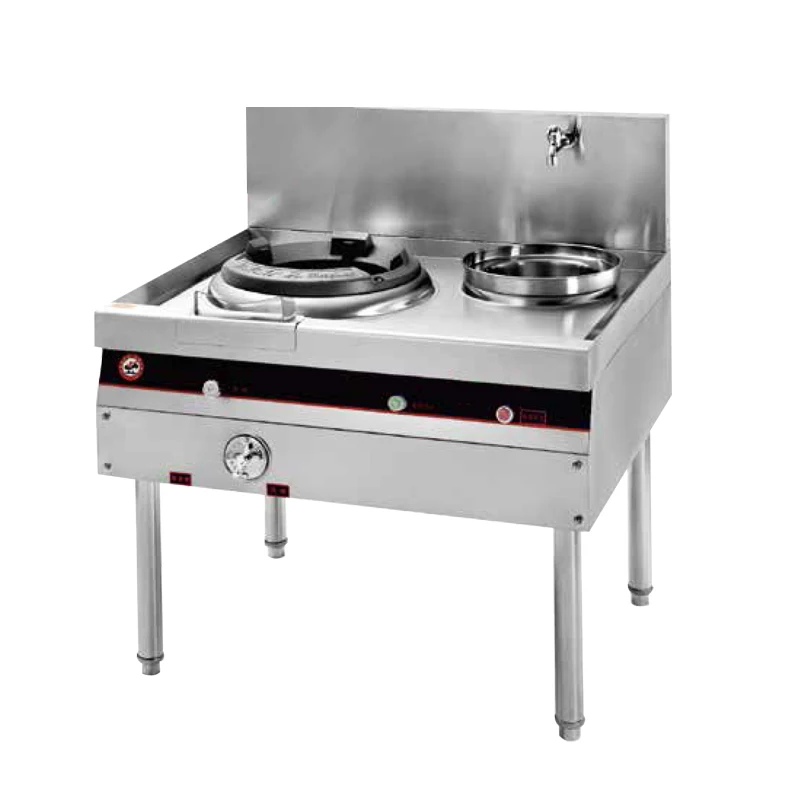 In-Smart high performance Chinese single head wok cooking range stove factory direct supply commercial gas burner standing