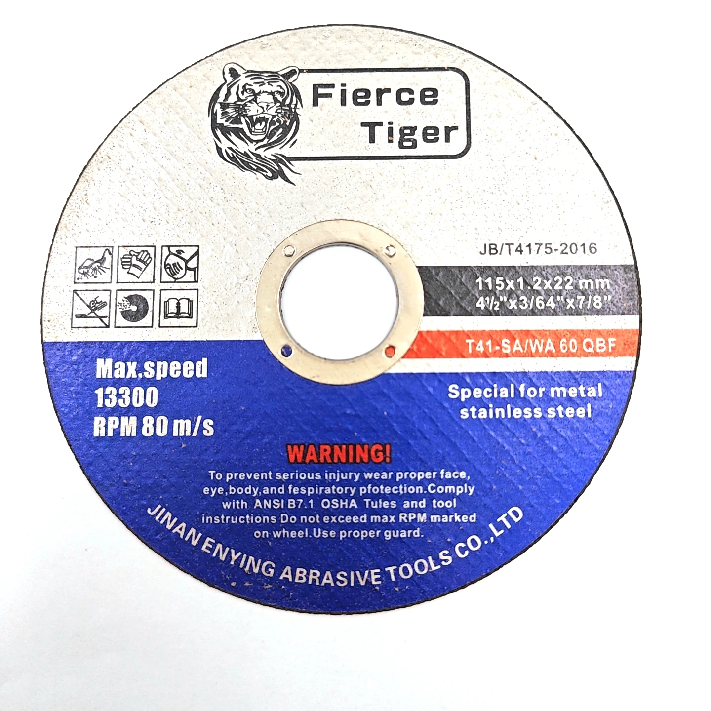 4-9 inch abrasive cutting discs with factory direct sale price spcially for cuttingstainless steel cutting