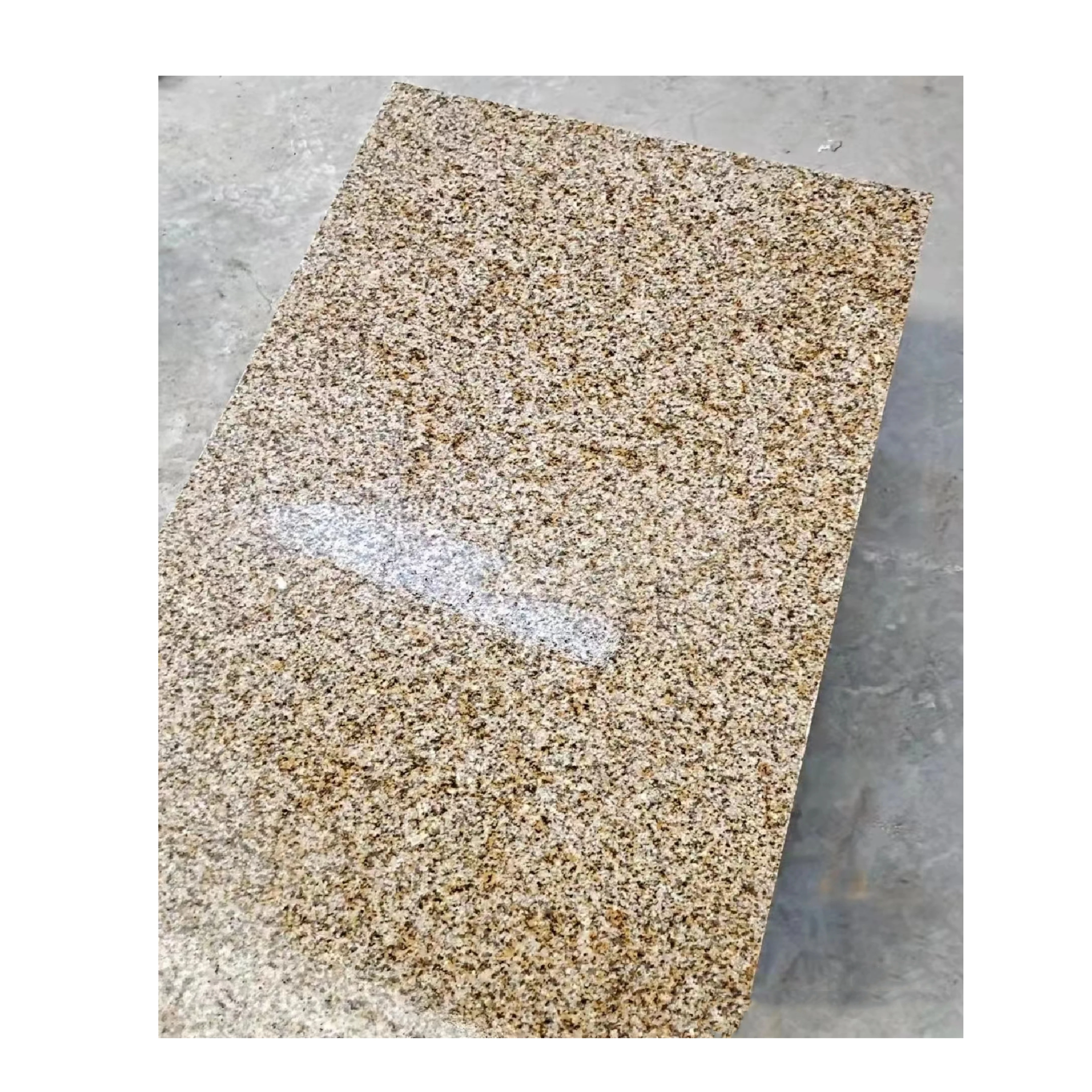 Factory Direct Sell Natural Stones Shandong Rust Granite Slabs G350 Granite Tiles Yellow Rust Stone Rough Surface Paving Stone