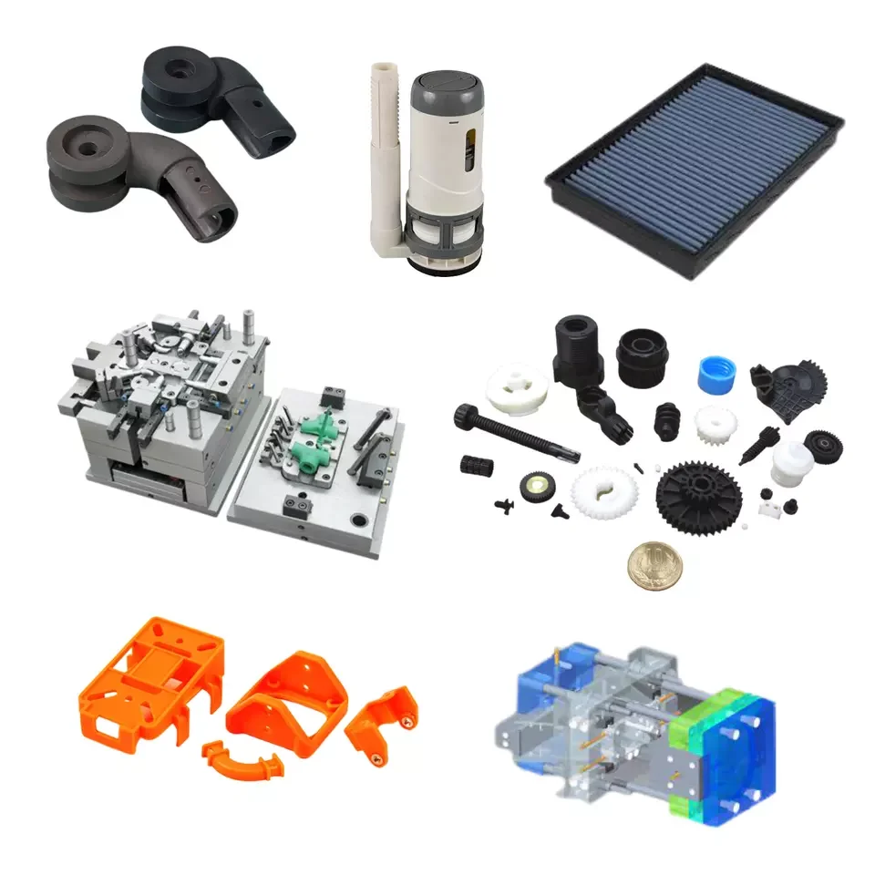 Professional custom PP PA66 ABS PS PC PET POM TPE TPU PMMA HDPE plastic parts plastic molding