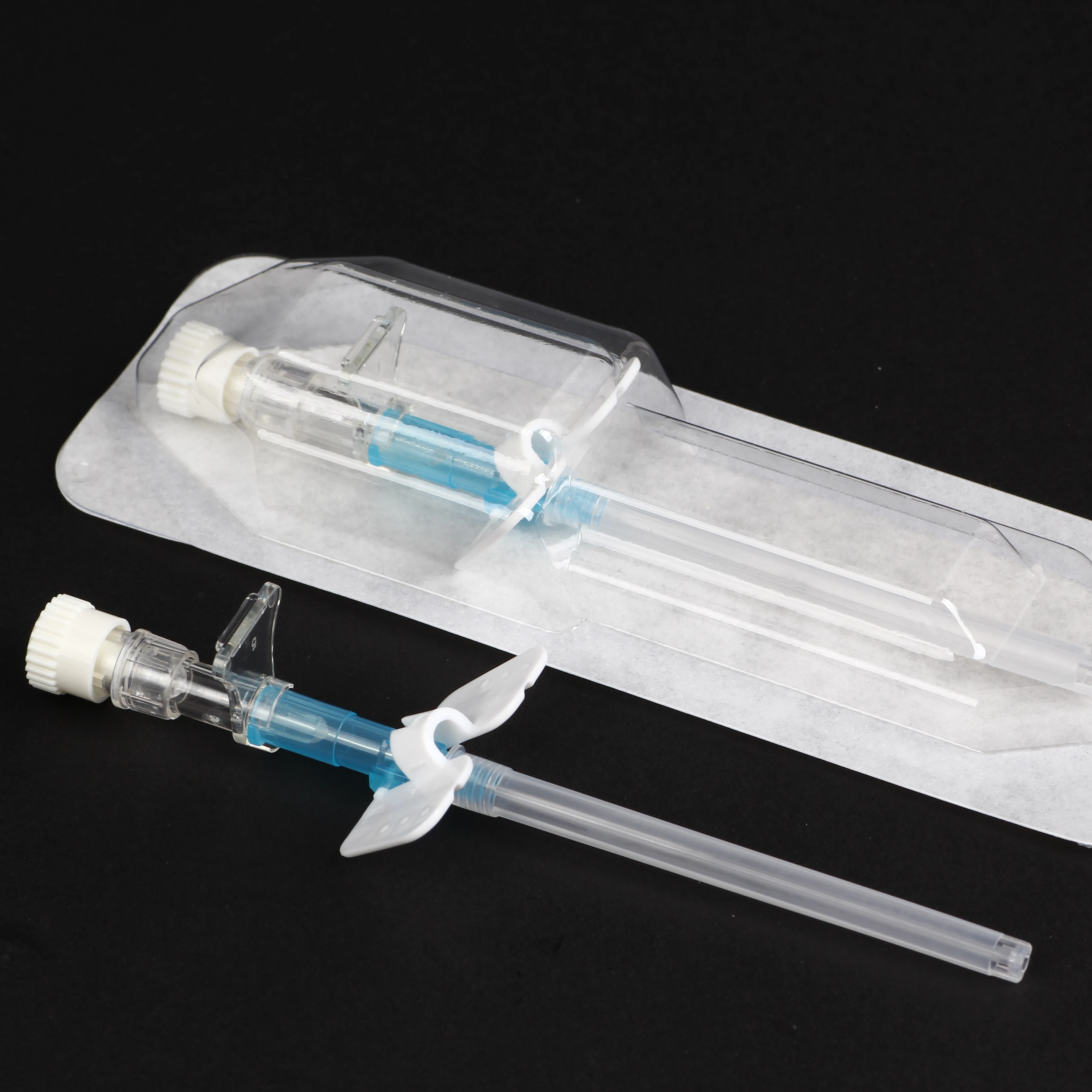Medical Iv Supplies Disposable Butterfly Wing Type Fixed Intravenous Iv Cannula