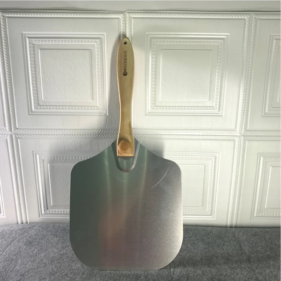 2020 hot sell pizza peel with foldable bamboo handle  high quality foldable pizza peel
