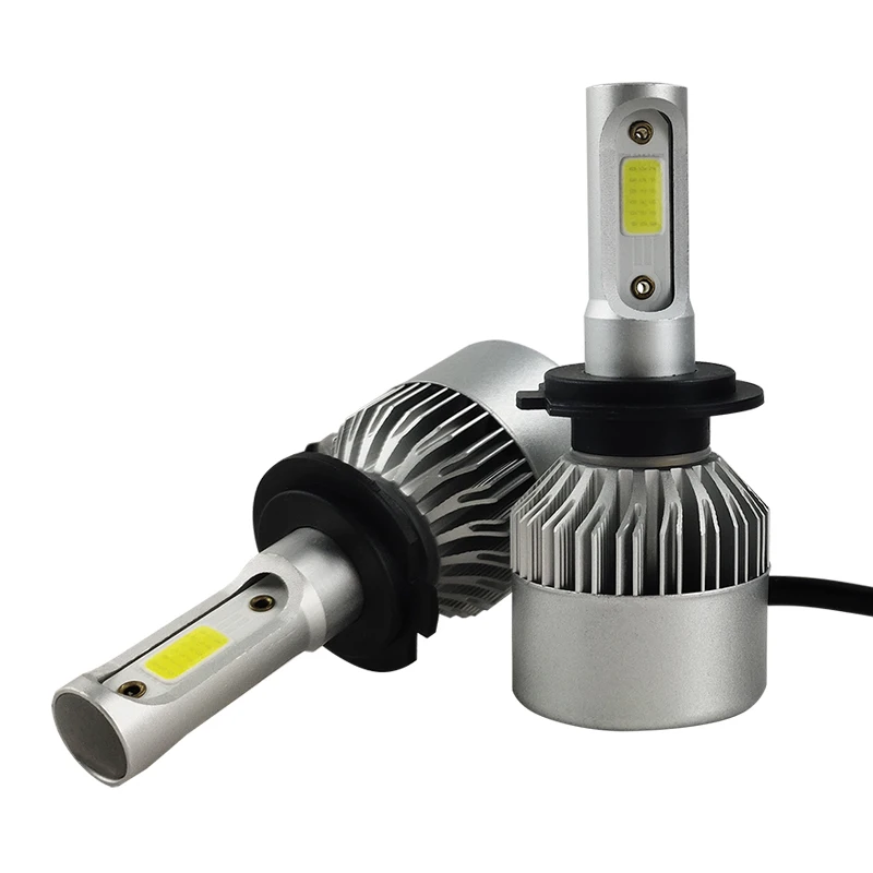 COB led car headlight kit 6500k 72W 8200LM  H1 H7 H8 H9 H10 H11 H13 9005 9006 9007 S2 H11 led headlight