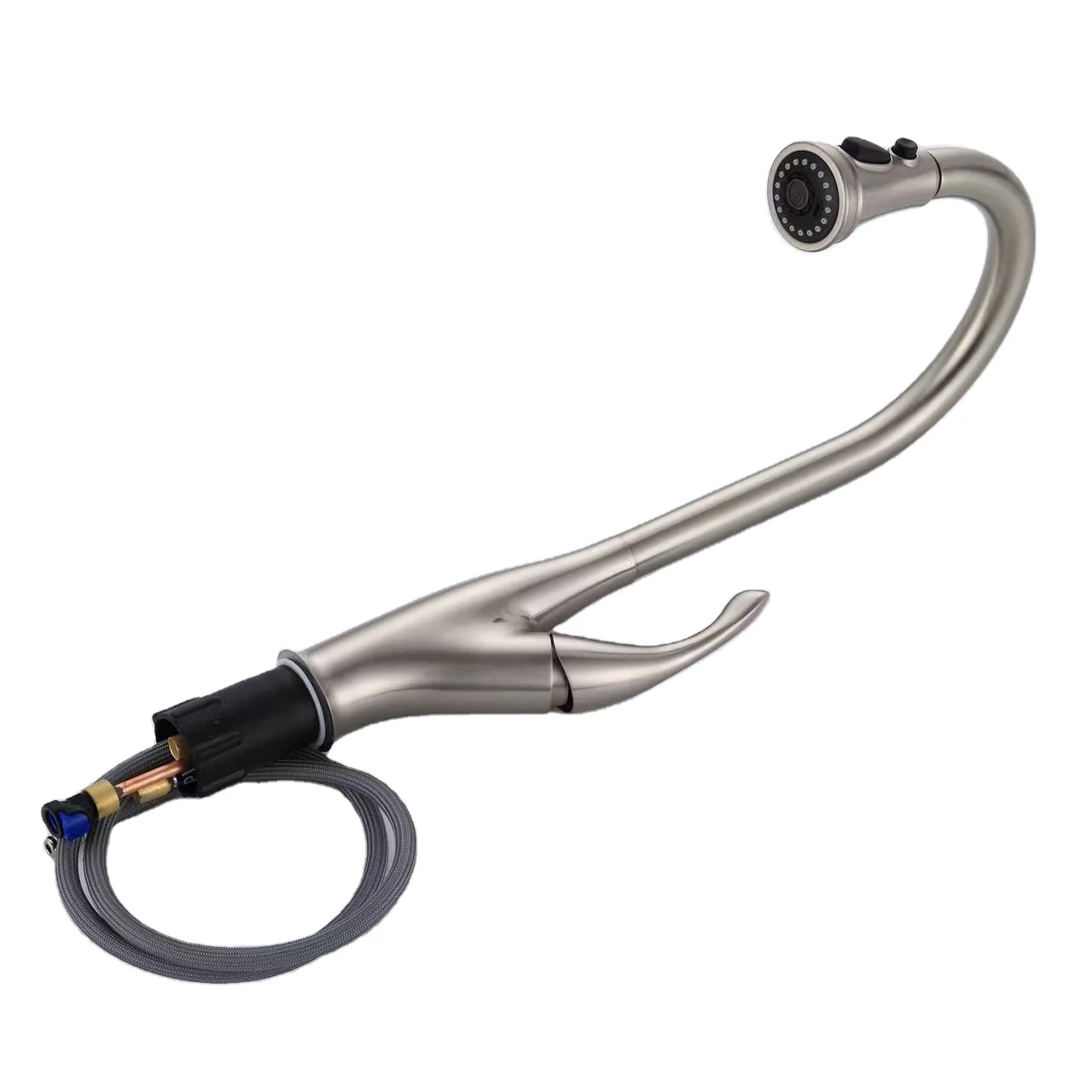 TMOK Factory Price Ss Stainless Steel 304 Tap Kitchen Mixer Pull Out Down Sink Faucets