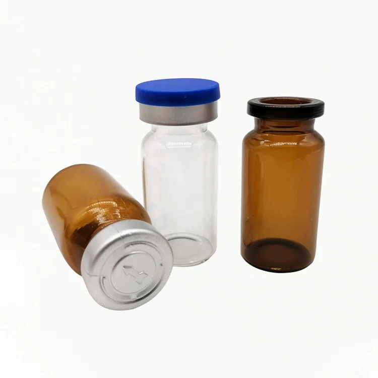 Soda lime USP Type III tubular glass vial for antibiotics with Aluminum seal