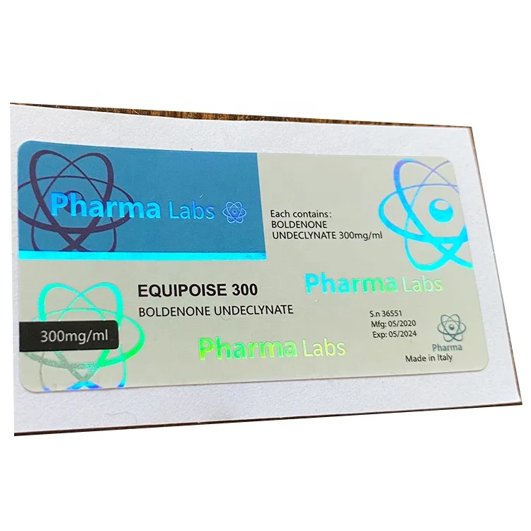 VS-296 Customize Personalized ODM Pharmacom 2ml 10ml 30ml vial hologram labels pill bottles labels