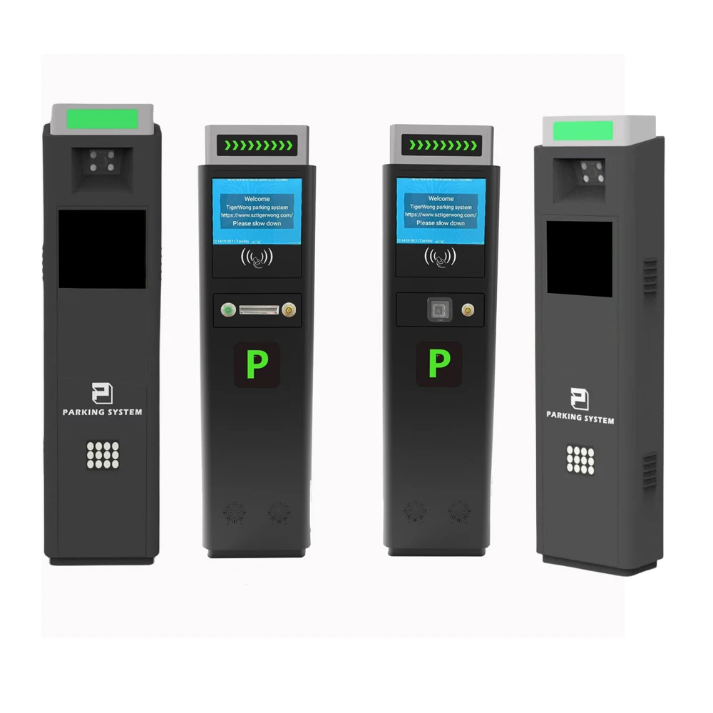 Anpr automatic smart parking access control system with software and barrier gate