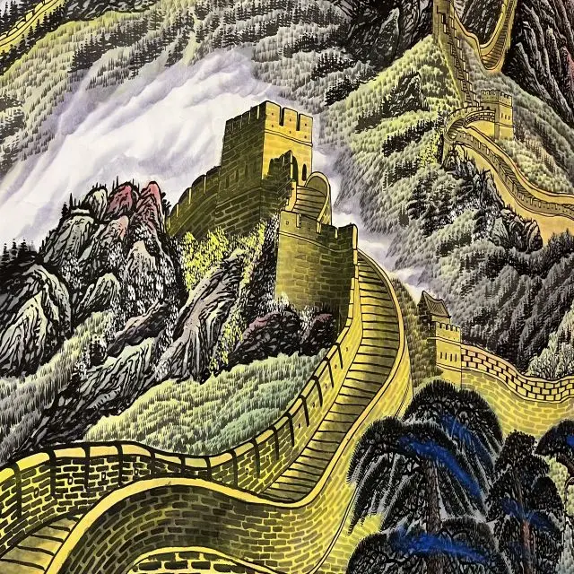 Beautiful traditional Chinese Calligraphy and plum flower art canvas paintings for wall decor