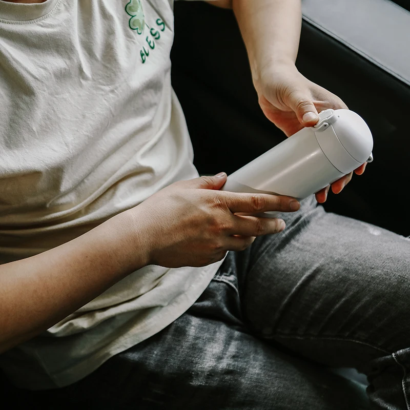 Stock double wall stainless steel infuser vacuum insulated tumblers thermos flask wholesale