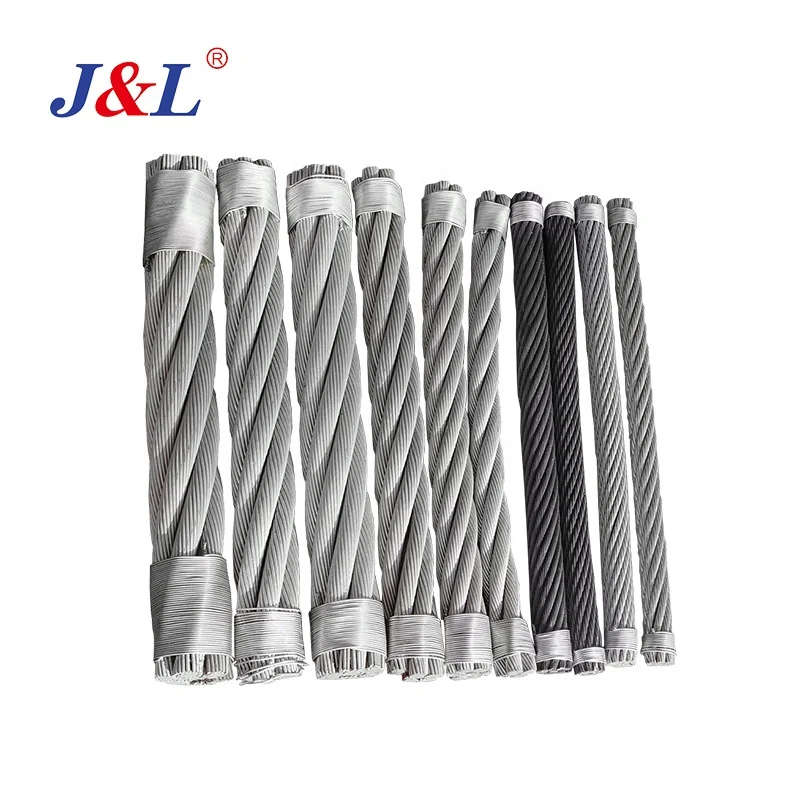 julisling 34X7+FC 36X7+IWS galvanized ungalvanized steel wire rope manufacturers OEM ODM