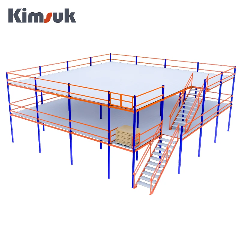 Heavy duty industrial storage warehouse racks pallet racking systems attic loft mezzanine floor platforms