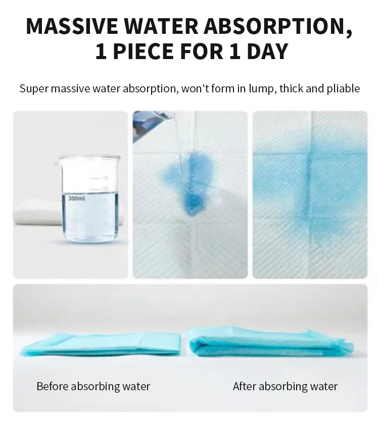 factory oem waterproof puppy diaper training disposable pet urine pee absorption and potty wee pads for dog padding xl 60x90