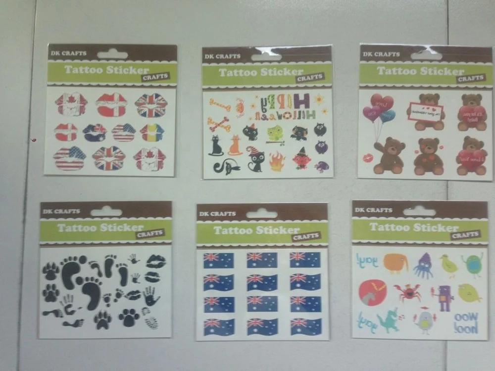 Finger Tattoo Stickers/henna Tattoo Stickers Imported French Tattoo Paper Gold Supplier  Design Transfer to Body Factory