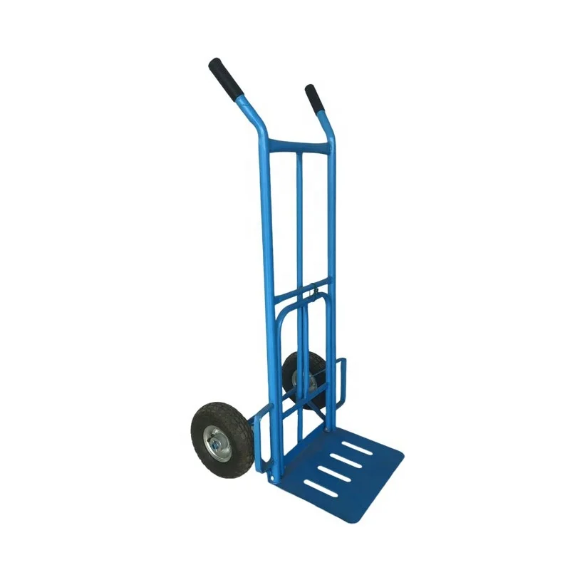 Wholesale Folding Warehouse Hand Trolley Truck Hand Trolley with 2 Wheel