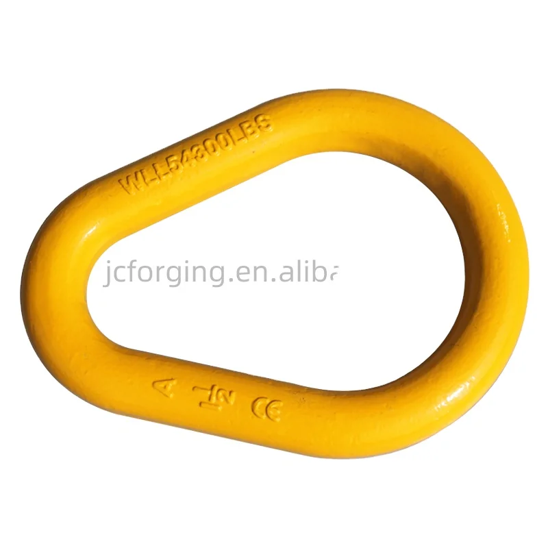 Wholesale 1-1/2 G 80 10 Ton Alloy Steel Pear Shaped Rigging Pear shaped lifting ring