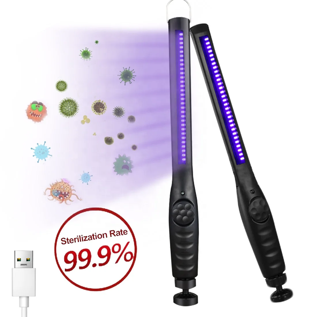 30 светодиодный ультрафиолетовый свет портативный дезинфекции свет USB для зарядки мобильного телефона ультрафиолетовый стерилизатор палочка
