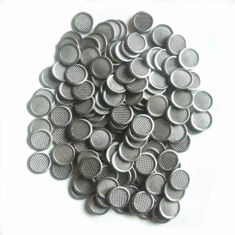 Professional Customized 304 316 316L Stainless Steel Woven Wire Mesh Filter Disc