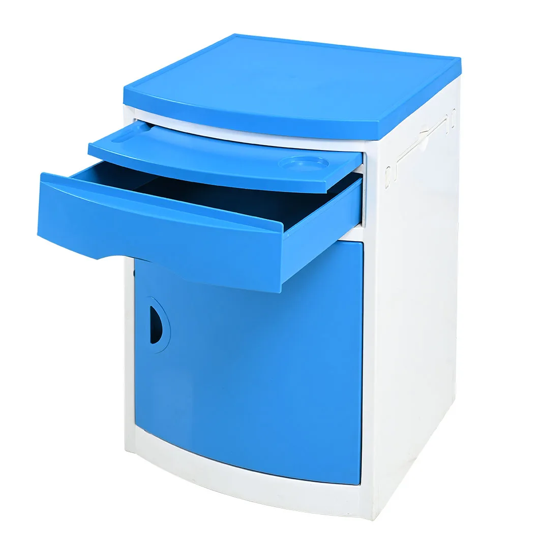 Best Price DP-C007 Medical equipment Equipment ABS Material Hospital Bedside Cabinet With Wheels