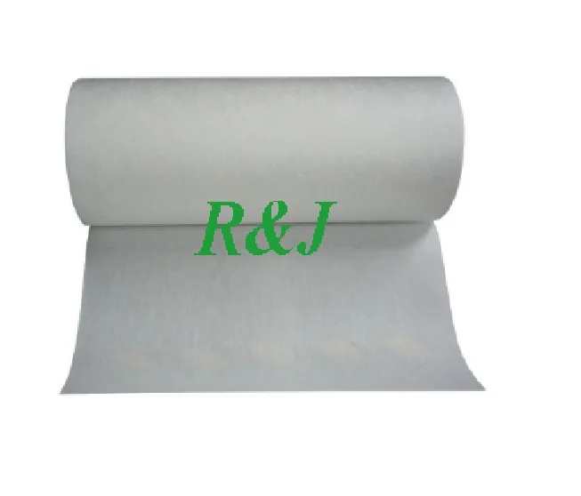 0.3um Micron H13 H14 HEPA F5 Paint Booth Filter Roll Full Adhesive EU5 Merv 9 Ceiling Filter cotton Air Filter Material