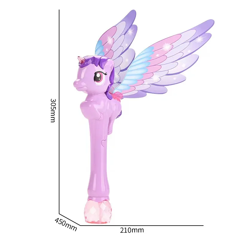 Unicorn Bubble Blower Stick Children Party Soap Water Bubble Wand Stick Machine Bubble Gun For girls and boys