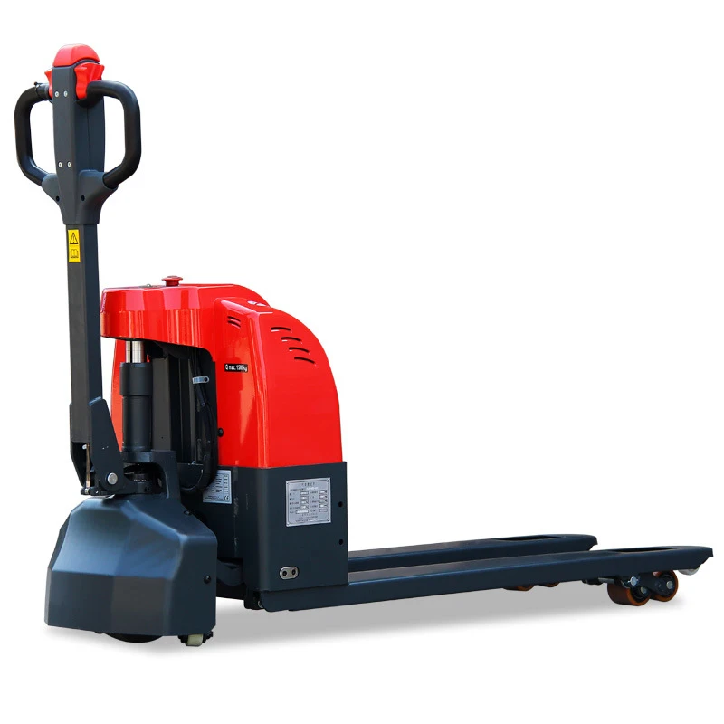 Small 1.5 Ton Manual Lift Forklift Electric Pallet Truck Battery Lithium 24v 20ah Electric Pallet Truck 2000kg