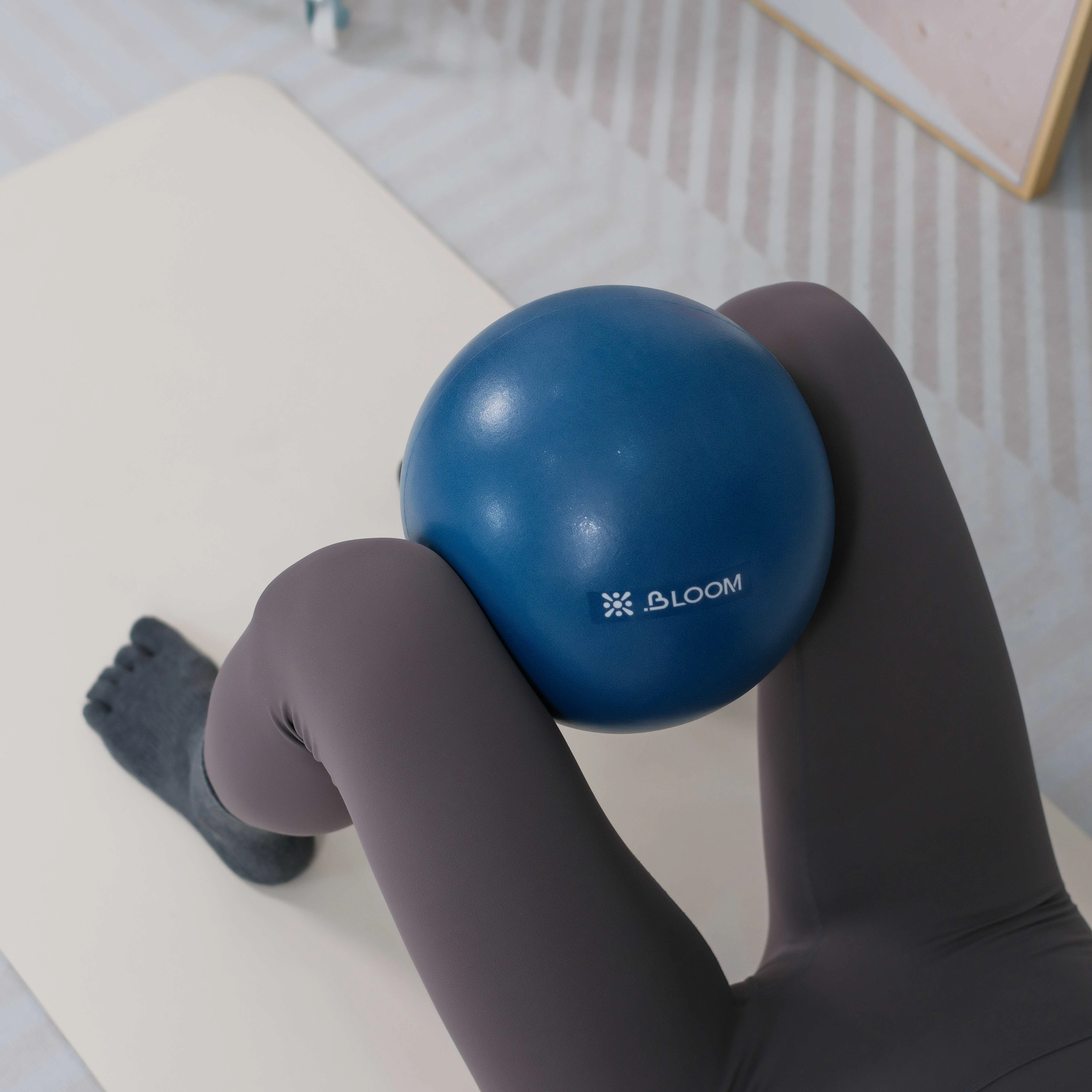 Custom Small Mini PVC Thickened Yoga Ball for Gym Fitness Exercise Stability Thicker Upgraded Pilates Ball