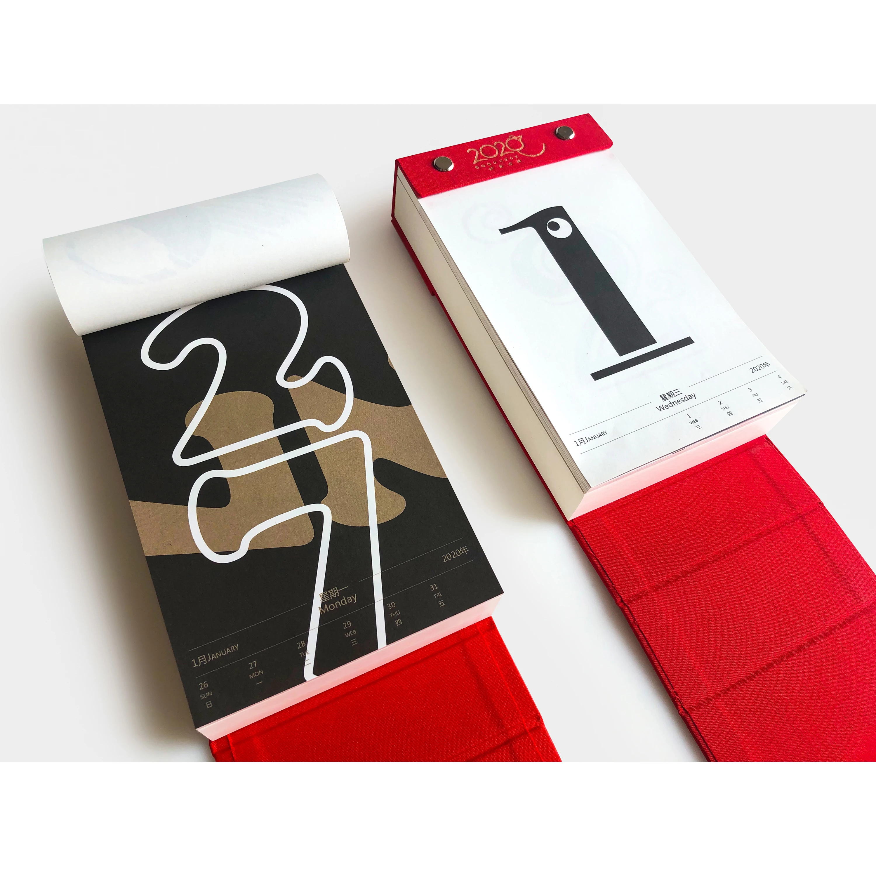 Custom Printing 365 Day a Page Creative  Daily Desk Calendar
