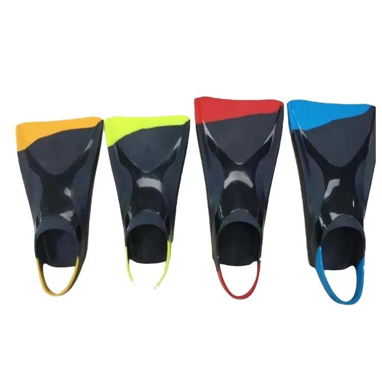 Custom Manufacturer Full Foot Pocket Soft Dive Fins Free Diving Flippers Full Silicone Fins