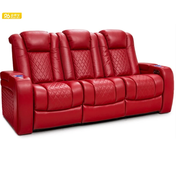 High quality multi-function wholesale hot sale italy leather recliner sofa, Electrically adjustable lazy boy recliner sofa
