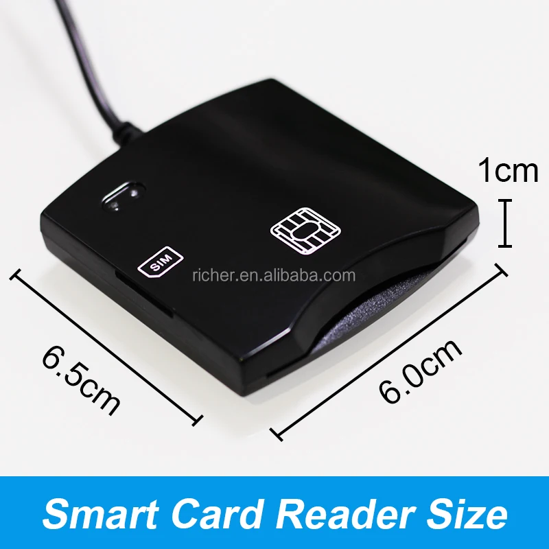  Считыватель смарт-карт ISO 7816 USB SIM EMV ICC считыватель и записывающее устройство для дебетовой