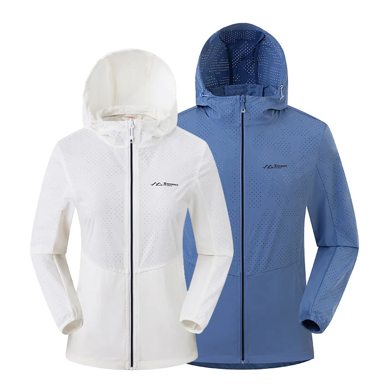 
Hot Sale Nylon Spandex Fabric Hooded Outdoor Hiking Sport Jackets Mens Outdoor Jacket 