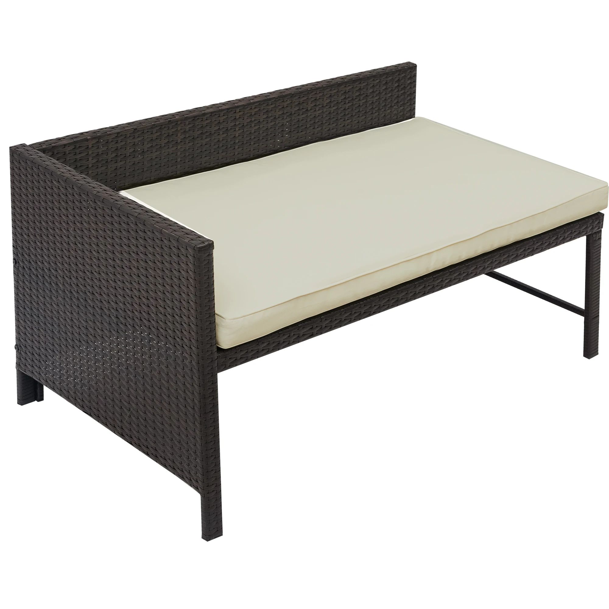 Комплект из 3 предметов уличная ротанговая плетеная мебель диван ...