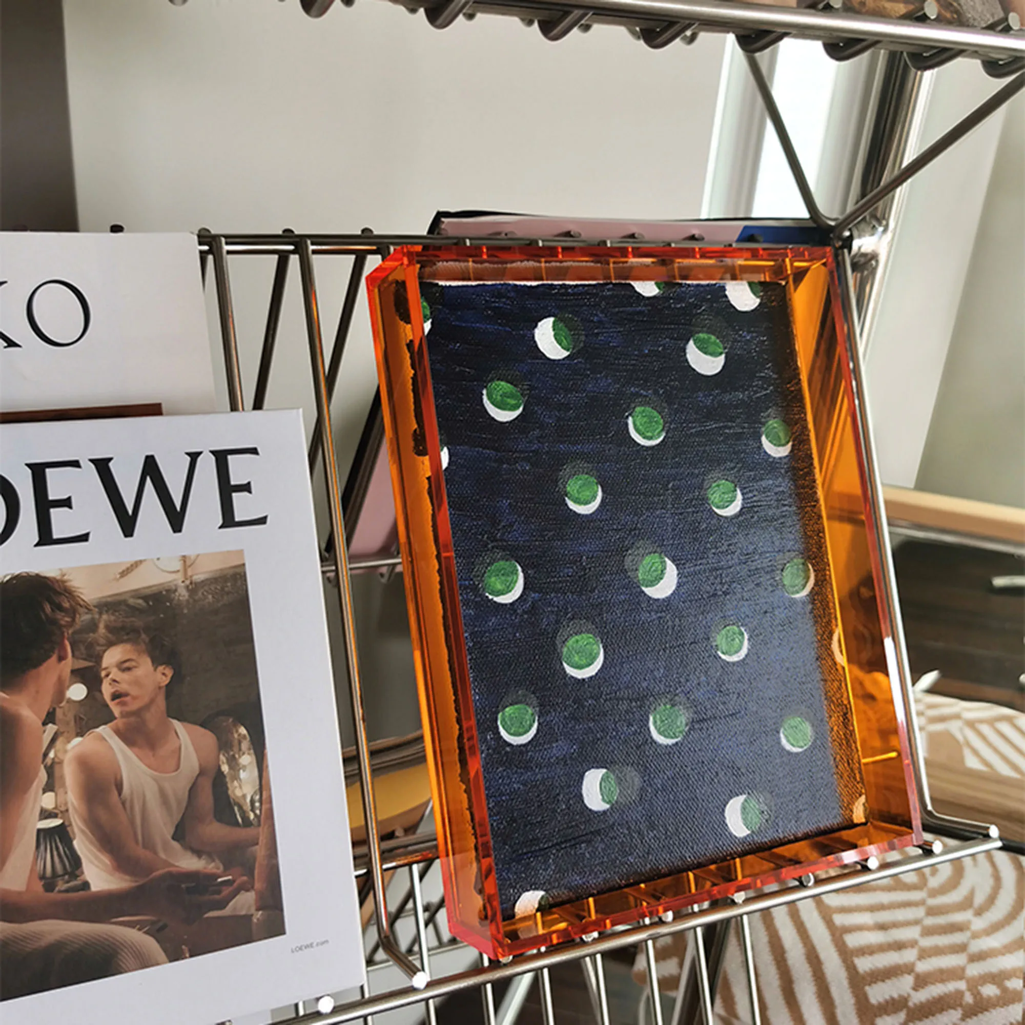 Acrylic photo frame photo clamping decoration oil painting box gift