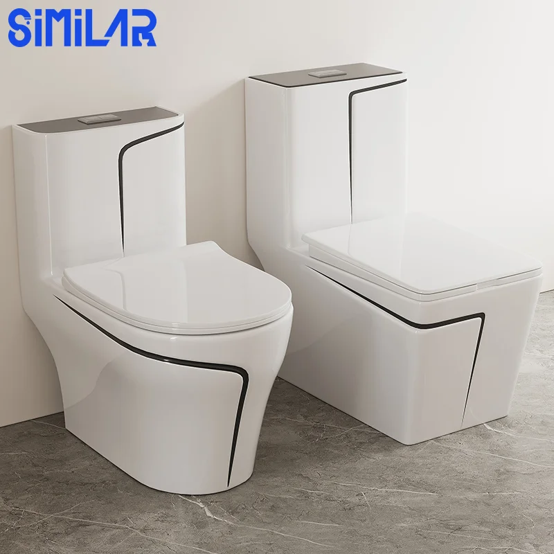 SIMILAR Bathroom Ceramic WC Toilet Color One Piece Toilets for Bathroom