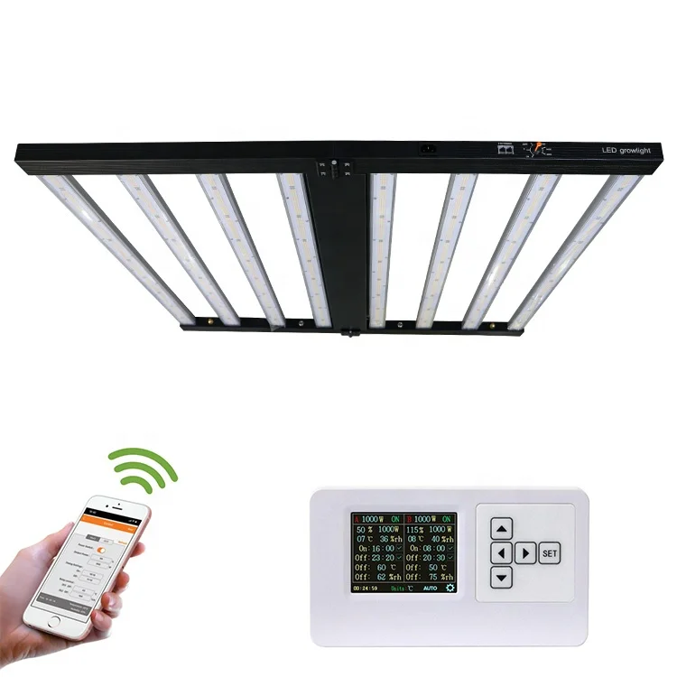  ETL DLC 600W 720W 800W Full Spectrum Vertical Grow Dimmable Systems Adjustable Foldable Medical Plants Led